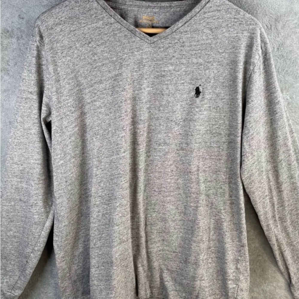 Polo by Ralph Lauren Gray Long Sleeve Shirt